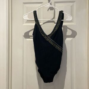 Gottex black one piece swimsuit SZ 10
